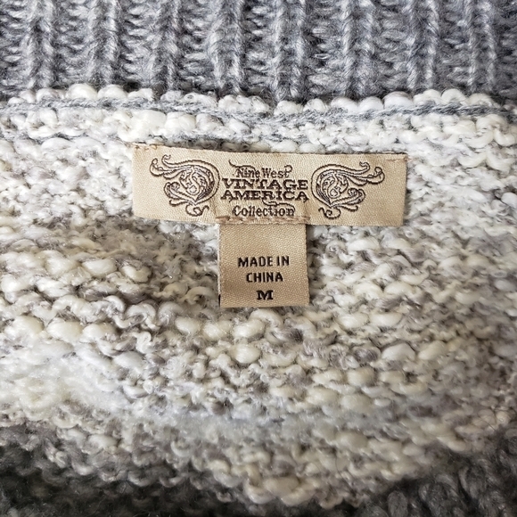 Nine West Vintage America Wool Alpaca Sweater-M - Picture 4 of 6